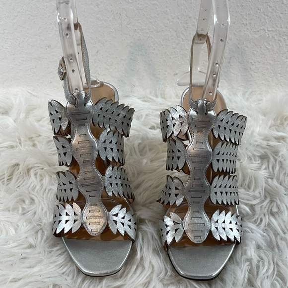 Eight Fifteen Silver & Gold Amazing Heels! Size 7 WORN BY CELEBRITIES - Picture 1 of 16